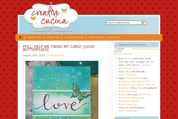 creativecucina.com site used Bee Crafty