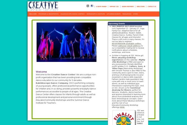 creativedance.org site used Cdc7-menu