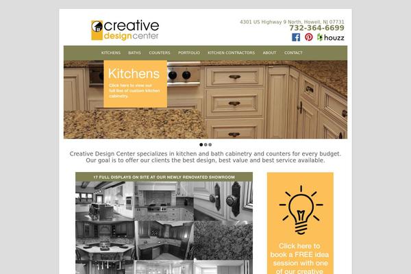 creativedesigncenter.com site used Headway