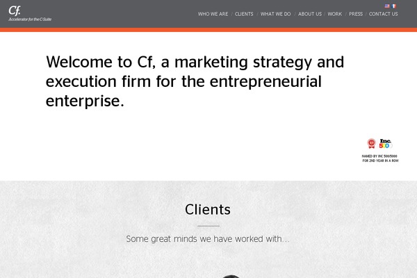 creativefeed.net site used Cf
