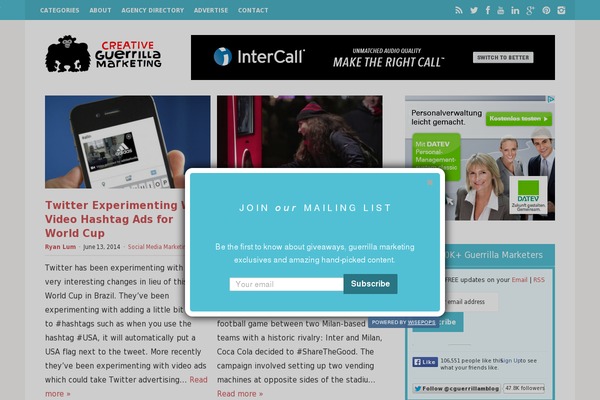 Site using Ad-ace plugin