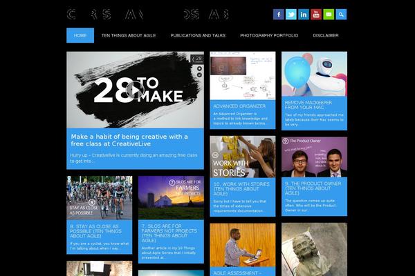 Surfarama theme site design template sample