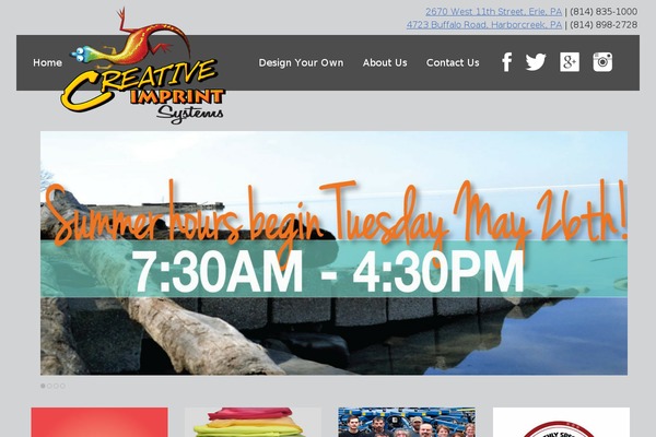 Cis theme site design template sample