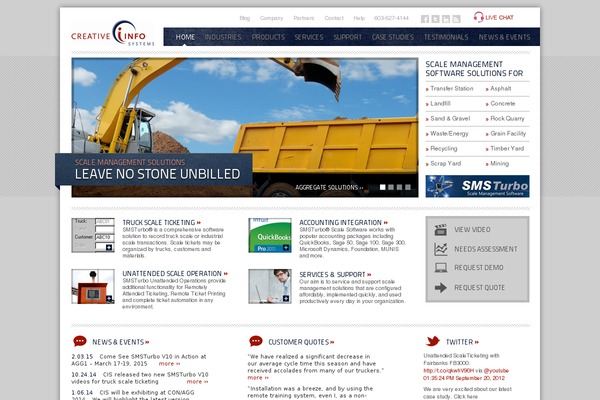 Cis theme site design template sample