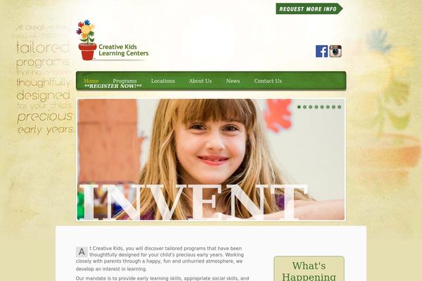 Dreamy theme site design template sample