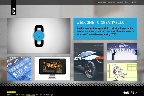 creativello.com site used Creativello