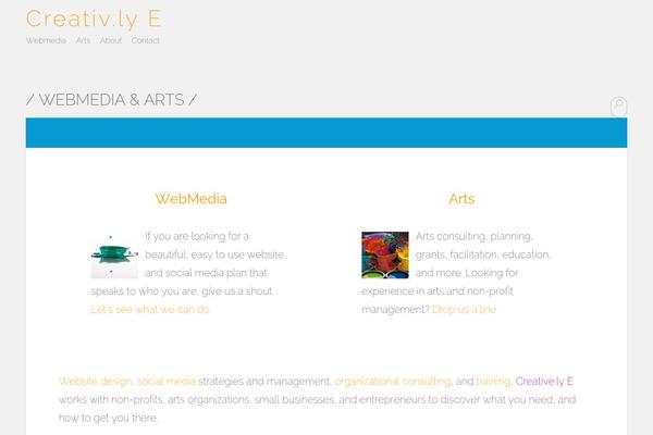 Serene theme site design template sample