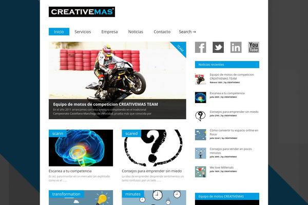 creativemas.com site used Gonzo