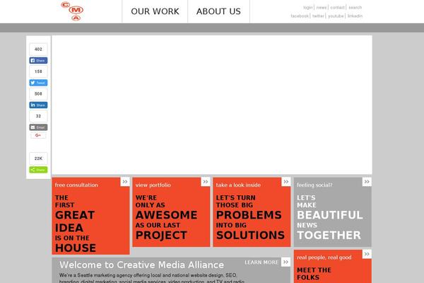 Cma-responsive theme site design template sample