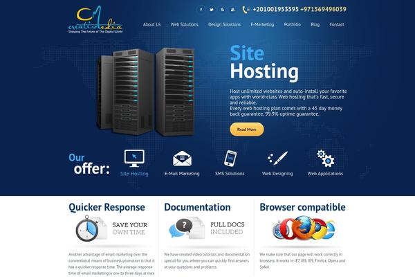 Doover theme site design template sample