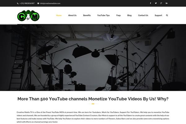 Electrify theme site design template sample