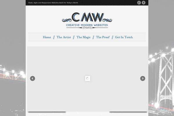 Hipster theme site design template sample