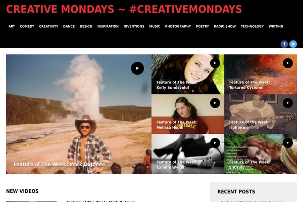 Video theme site design template sample