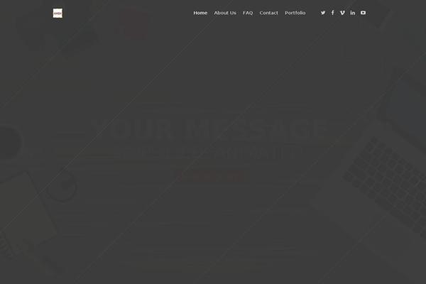 Salient Child theme site design template sample