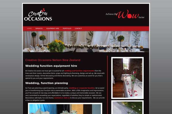 Creative theme site design template sample