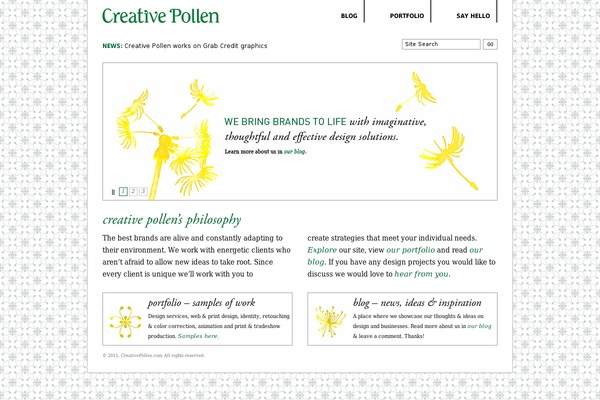 creativepollen.com site used Creativepollen