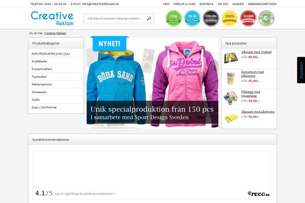 Creative theme site design template sample