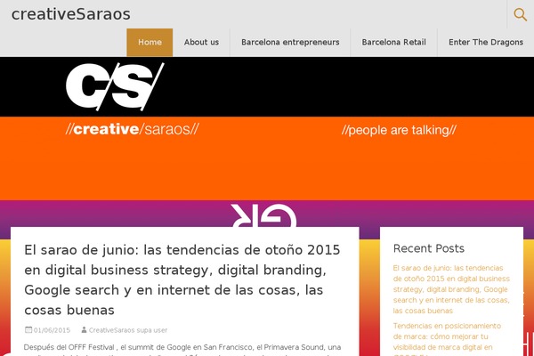 Radiate theme site design template sample