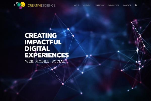 creativesci.com site used Csl_theme