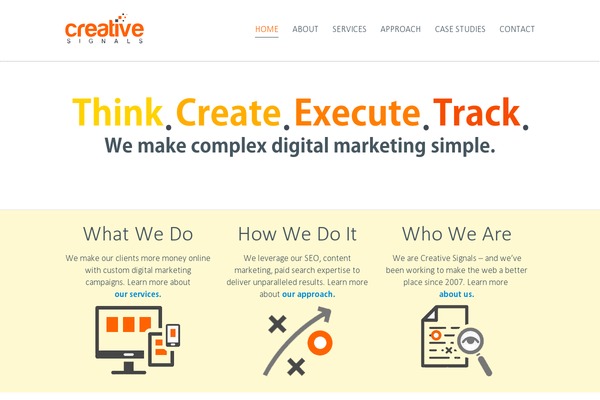 Creative theme site design template sample