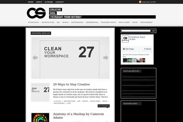 creativesoul.ca site used Leanmagazine