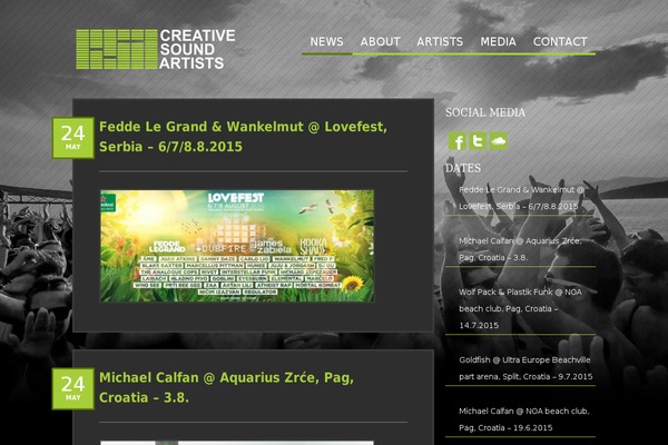 Bueno theme site design template sample