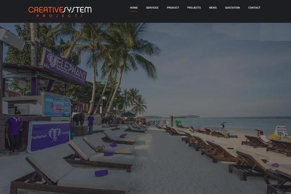 West theme site design template sample