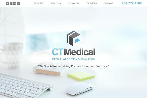 creativetake-medical-3-0 theme websites examples