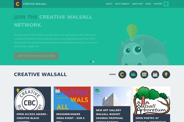creativewalsall.com site used Walsall