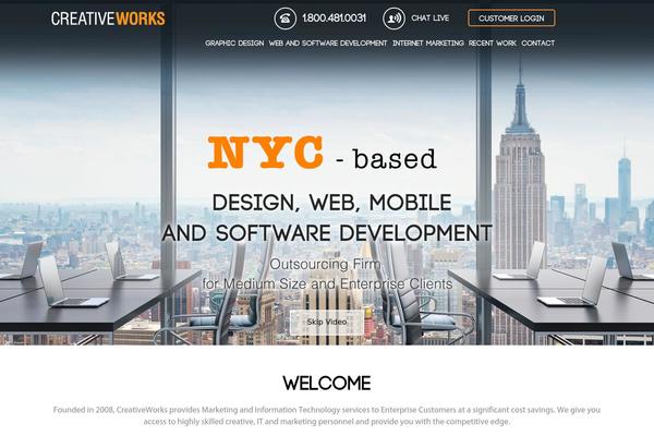 creativeworks.us site used Sydney-pro-child