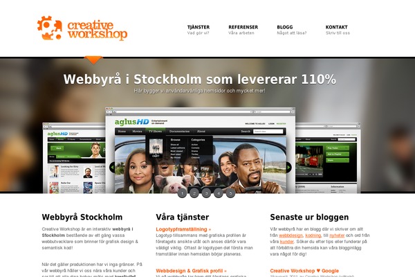 Creative theme site design template sample