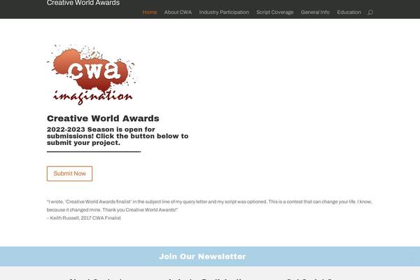 Divi_child theme site design template sample