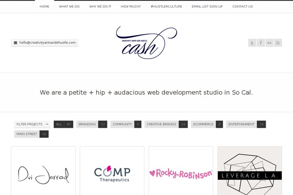 Firefly theme site design template sample