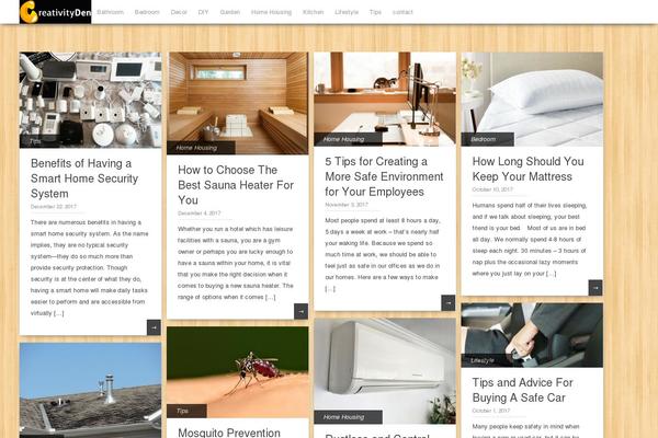 Pinbin theme site design template sample
