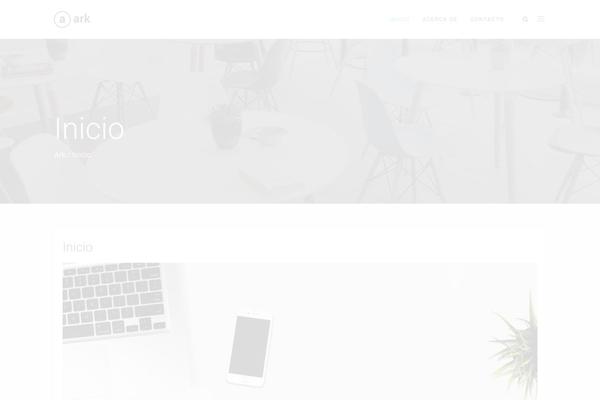 Ark theme site design template sample