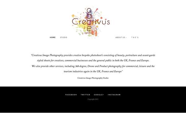 Vega theme site design template sample