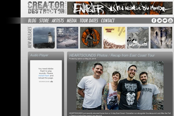 Cd theme site design template sample