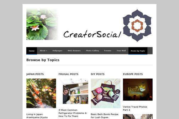 Gopress theme site design template sample