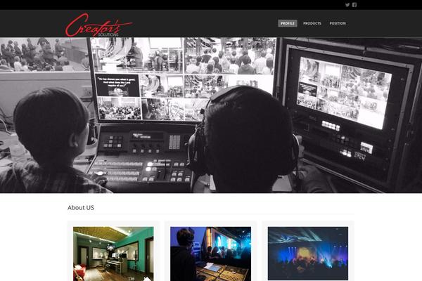 Adamos theme site design template sample