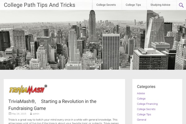 Radiate theme site design template sample
