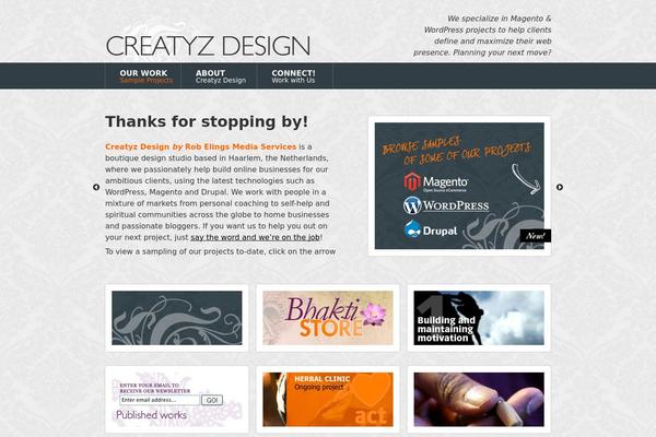 creatyz.com site used Wpesp-portfolio