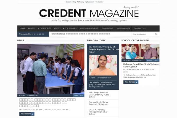 credent.in site used Style-magazine