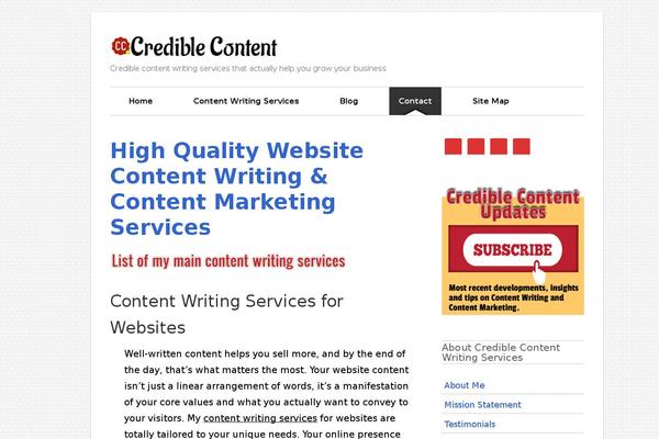 Twentytwelve-child theme site design template sample