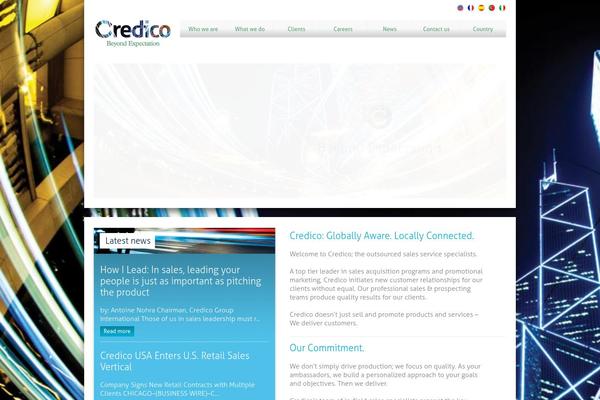 credico theme websites examples