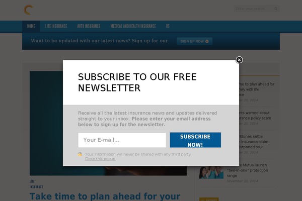 Newsroom14 theme site design template sample