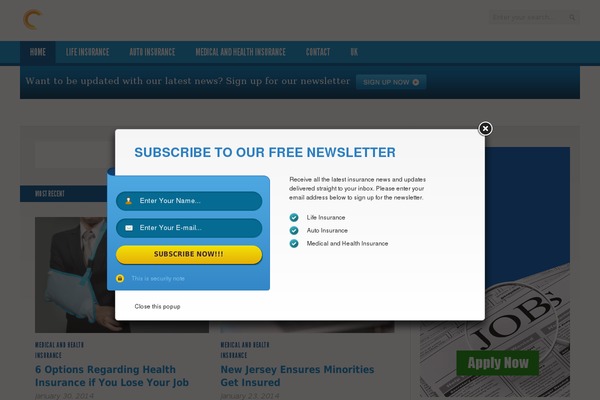 Newsroom14 theme site design template sample