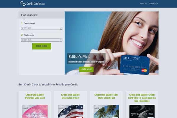 creditcarder.com site used Creditcarder