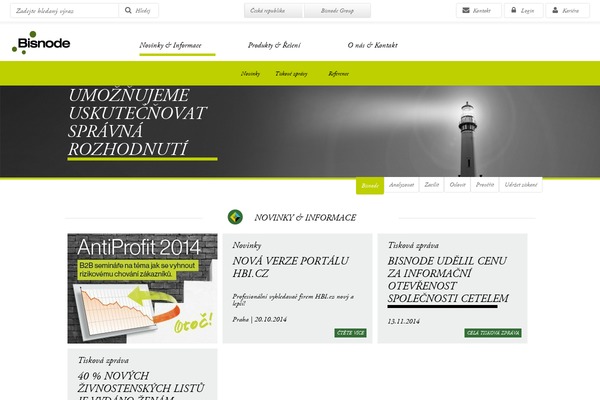 creditinfo.cz site used Bisnode