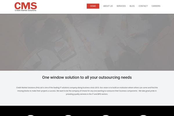 Cms theme site design template sample