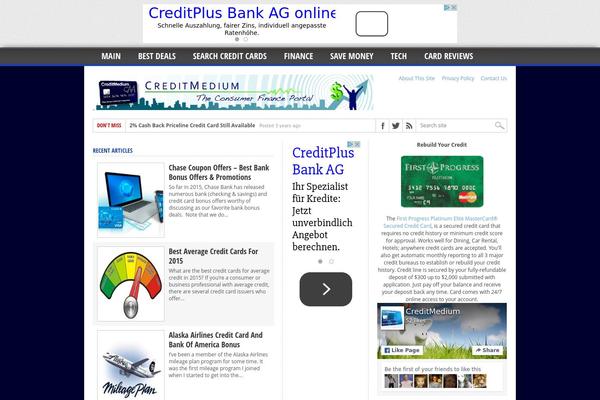 Max Mag theme site design template sample